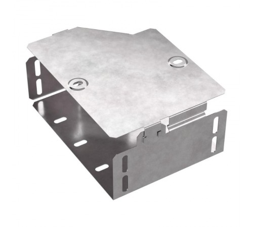 Переходник правый с крышкой Стандарт 200х150х80  PR16.0510  Промрукав