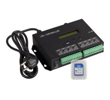 Контроллер HX-803SA DMX (8192 pix, 220V, SD-карта)  019859  Arlight
