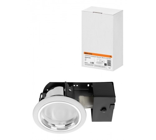 Светильник встраиваемый под лампу ЛВО 04 Downlight 13Вт КЛЛ Е27 IP20  SQ0342-0026  TDM