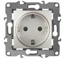 Розетка 12-2101-15 с заземлением, 16АХ-250В,  перламутр  Б0019322  ЭРА