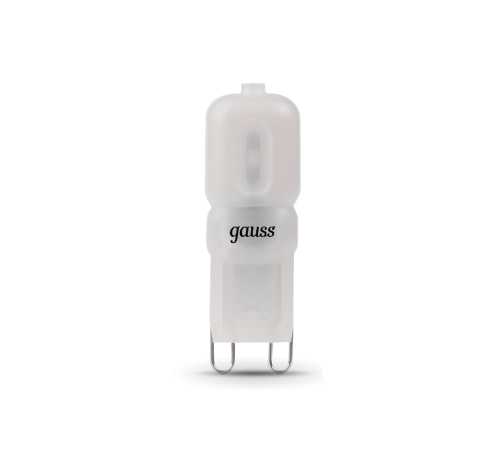 Лампа светодиодная LED 3Вт G9 AC220-240В 4100К пластик  107409203  Gauss