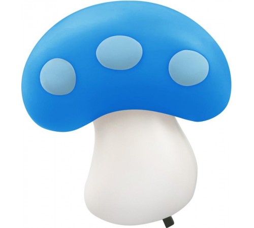 Ночник светодиодный NLA 03-MB ГРИБ синий с выключателем 230В  4690612028972  IN HOME