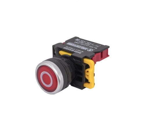 ВК22-EA4322-65У1, красный, с символом "", 1НЗ, цилиндр, d22мм, IP65, выключатель кнопочный  (ЭТ)   ET924745   Электротехник