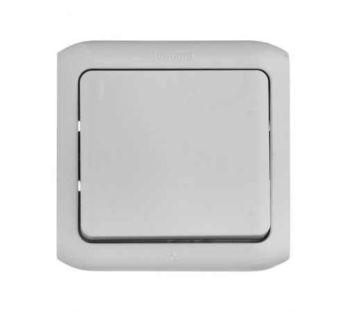 Quteo Серый Кнопка 1-клавишная IP44 6А  782335  Legrand