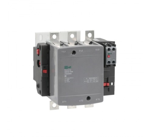 Контактор 150А 220В_АС АС3_ АС4 1НО+1НЗ КМ-102  21943DEK  DEKraft