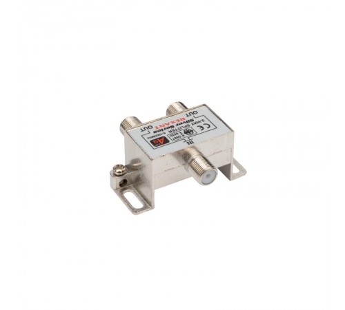 Делитель антенный F-типа на 2 TV + F-разъемы, 5-1000 МГц  06-0045-B  REXANT