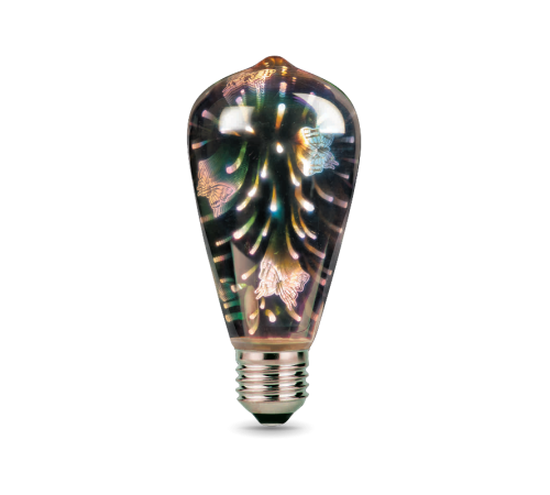 Лампа светодиодная LOFT LED 3D-Butterfly E27 4W  147802404  Gauss