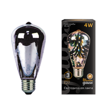 Лампа светодиодная LOFT LED 3D-Butterfly E27 4W  147802404  Gauss