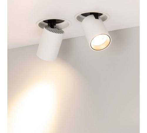 Светильник LTD-PULL-R100-10W Warm3000 (WH, 24 deg, 230V) (Arlight, IP20 Металл, 5 лет)  031365  Arlight