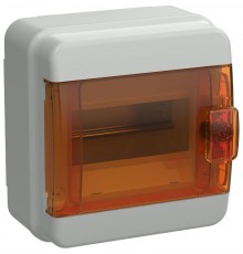 Корпус пластиковый навесной на 6 модулей КМПн-6 IP65 оранжевый прозрачная дверь TEKFOR  TF5-KP72-N-06-65-K03-K09 TEKFOR  IEK