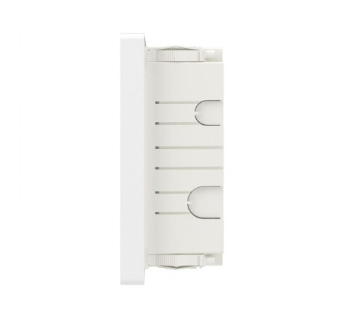 Щиток 18 мод встраиваемый FRAME, белый, с прозрачной дверцей, с 2 шинами  PEN на 8 и 10 отв.  F18B1WT  DKC