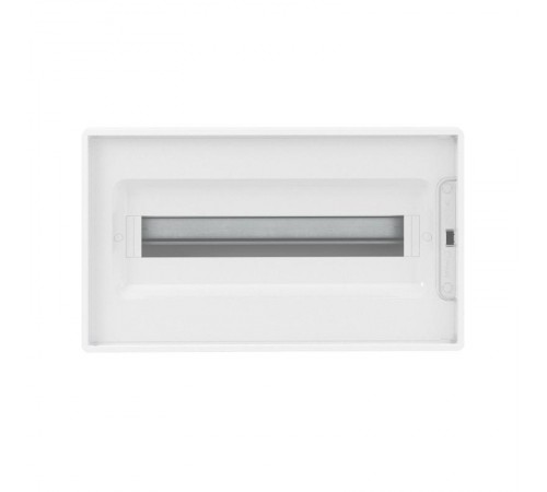 Щиток 18 мод встраиваемый FRAME, белый, с прозрачной дверцей, с 2 шинами  PEN на 8 и 10 отв.  F18B1WT  DKC