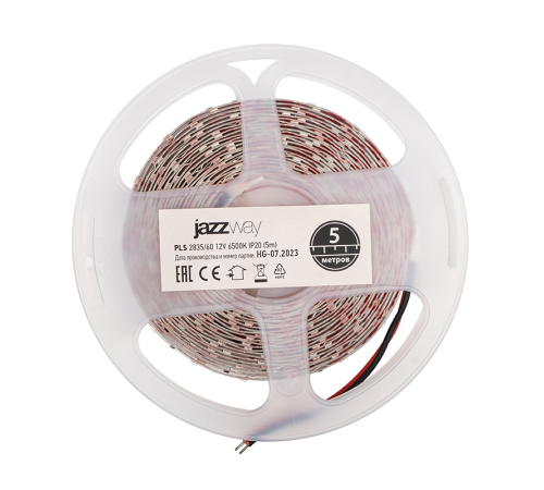 Лента светодиодная LED PLS 2835/60 6Вт 12В 6500К IP20 5м  2858009  Jazzway