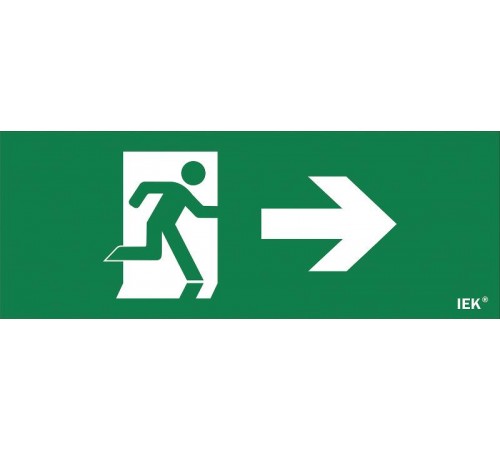 Пиктограмма (наклейка) "Фигура/стр. вправо" ДПА IP20/54  LPC10-1-24-09-FNAPR  IEK