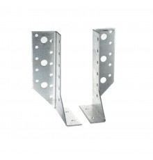 Опора балки левая 140х76х25х2, оцинкованная - накл.  124429  Tech-KREP