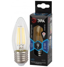 Лампа светодиодная F-LED B35-9w-840-E27 (филамент, свеча, 9Вт, нейтр, E27)  Б0046997  ЭРА