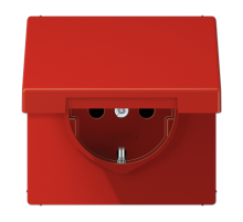 SCHUKO розетка с защитой от детей и крышкой LS1520BFKIKLRT Jung