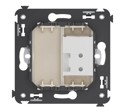 USB зарядное устройство в стену, "Avanti", "Ванильная дымка"  4405543  DKC