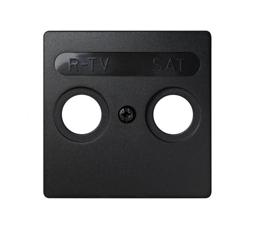 Simon 73 Накладка на телевизионную розетку R-TV-SAT, S73 Loft, графит  73097-62  Simon