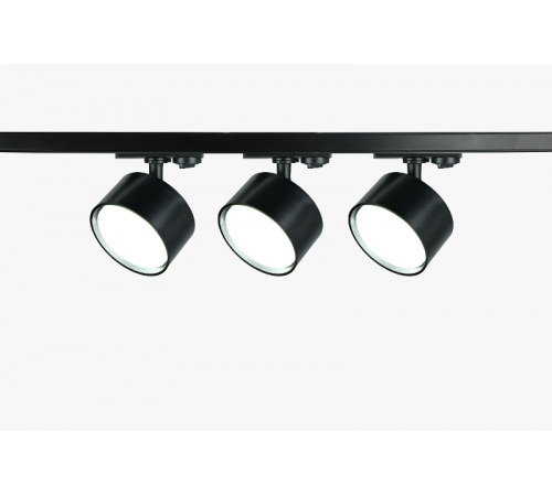 Комплект  TR71-SET3-GX53-BK трековых светильников однофазных 3 шт под лампу GX53 с шинопроводом 80 см черный  Б0063931  ЭРА