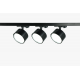 Комплект  TR71-SET3-GX53-BK трековых светильников однофазных 3 шт под лампу GX53 с шинопроводом 80 см черный  Б0063931  ЭРА