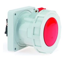 Розетка встраиваемая 125А 4P 400в 6h IP67 120х120 13447 I 13447-Bals I Bals