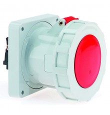 Розетка встраиваемая 125А 4P 400в 6h IP67 120х120 13447 I 13447-Bals I Bals