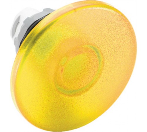 Кнопка MPM2-21Y ГРИБОК желтая (только корпус) без фиксации с под светкой 60мм  1SFA611125R2103  ABB