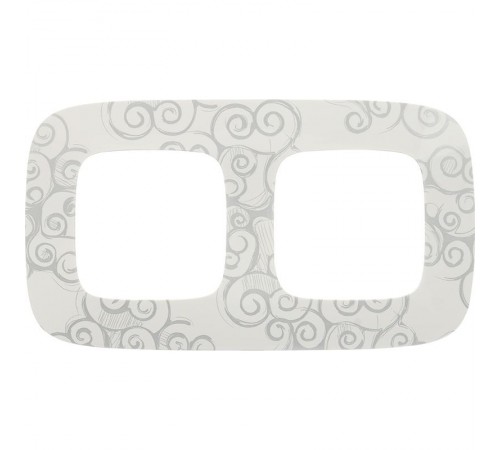 Valena ALLURE Нарцисс хром Рамка 2-ая  754342  Legrand