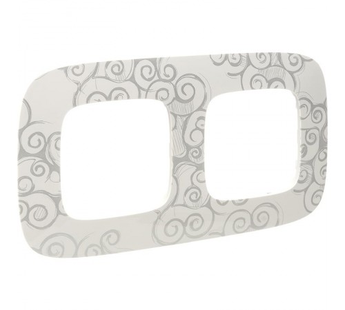 Valena ALLURE Нарцисс хром Рамка 2-ая  754342  Legrand