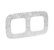 Valena ALLURE Нарцисс хром Рамка 2-ая  754342  Legrand