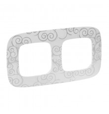 Valena ALLURE Нарцисс хром Рамка 2-ая  754342  Legrand