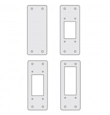 Заглушки для промышленных панелей, переходник 24/10, 1 упаковка - 4шт.  R5AD2410  DKC - Снят с пр-ва