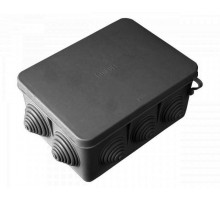 Коробка распределительная с гермовводами (черная) 150х110х70 IP 55  КР2606-08  HEGEL