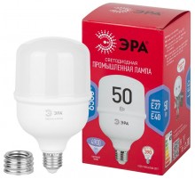 Лампа светодиодная  RED LINE LED POWER T100-50W-6500-E27/E40 R  50Вт колокол холодный белый свет   Б0063829  ЭРА