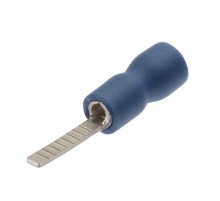 Наконечники штифтовые плоские изолированные с ПВХ манжетой 2,5-10 синие (100 шт/уп)  PR08.10417  Промрукав