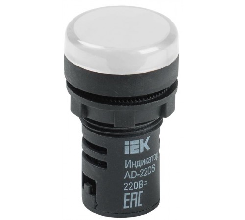 Лампа AD16DS(LED)матрица d16мм белый 230В AC  BLS10-ADDS-230-K01-16  IEK