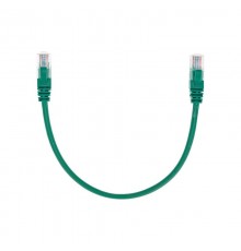 Патч-корд U/UTP, CAT 5e, RJ45-RJ45, 26AWG, LSZH, зеленый, 0,3м REXANT  02-0106-03  REXANT