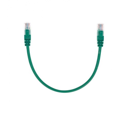 Патч-корд U/UTP, CAT 5e, RJ45-RJ45, 26AWG, LSZH, зеленый, 0,3м REXANT  02-0106-03  REXANT