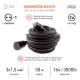 UPx-1e-3x1,5-50m-IP44(KG) Удлинитель силовой в бухте c/з 1 гн 50м КГ 3х1.5  Б0050861  ЭРА