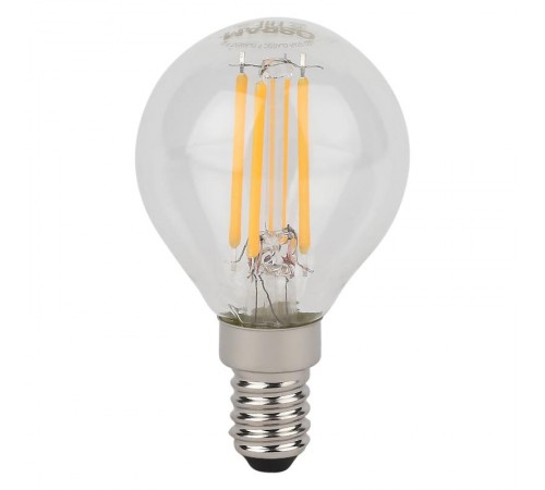 Лампа светодиодная  филаментная LSCLP60 5W/827 230V FILCL E14 10X1RU серия LED Star   4058075684393  OSRAM