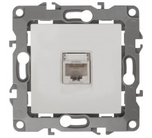 Розетка информационная 12-3107-01 RJ45,  белый ) Б0014723  ЭРА
