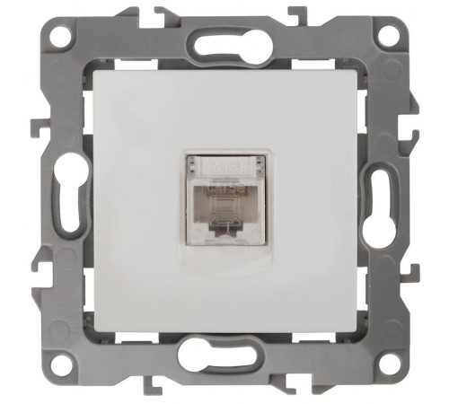 Розетка информационная 12-3107-01 RJ45,  белый ) Б0014723  ЭРА