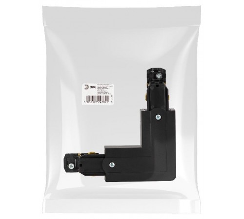 Коннектор для трехфазного шинопровода STR-30-B-CN-LE LE угловой наружный черный  Б0049722  ЭРА