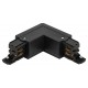 Коннектор для трехфазного шинопровода STR-30-B-CN-LE LE угловой наружный черный  Б0049722  ЭРА