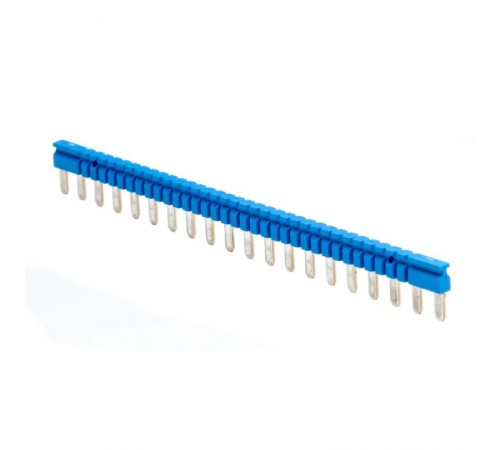 20-ти полюсная шинная перемычка для колодки с винт. клеммами IRK, синий цвет  IRK-AB-02  DKC