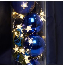 Гирлянда линейная Звездочки USB 20LED 2700K, IP 20, 1.8м, CL571  41644  FERON