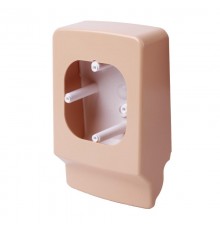 Коробка ЭУИ для кабельных каналов PNLP 35 2Z (I1) (Цвет Береза розовая)  PNLP 35 2Z_I1  Kopos