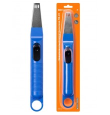 Зажигалка пьезоэлектрическая бытовая ПЗ-01, синяя,  SQ2511-0004  TDM