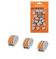 Соединительная клемма СК-412 (2,5мм) (20 шт/блистер)  SQ0527-0007  TDM